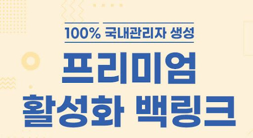 은가비플랜의 백링크 체험후기